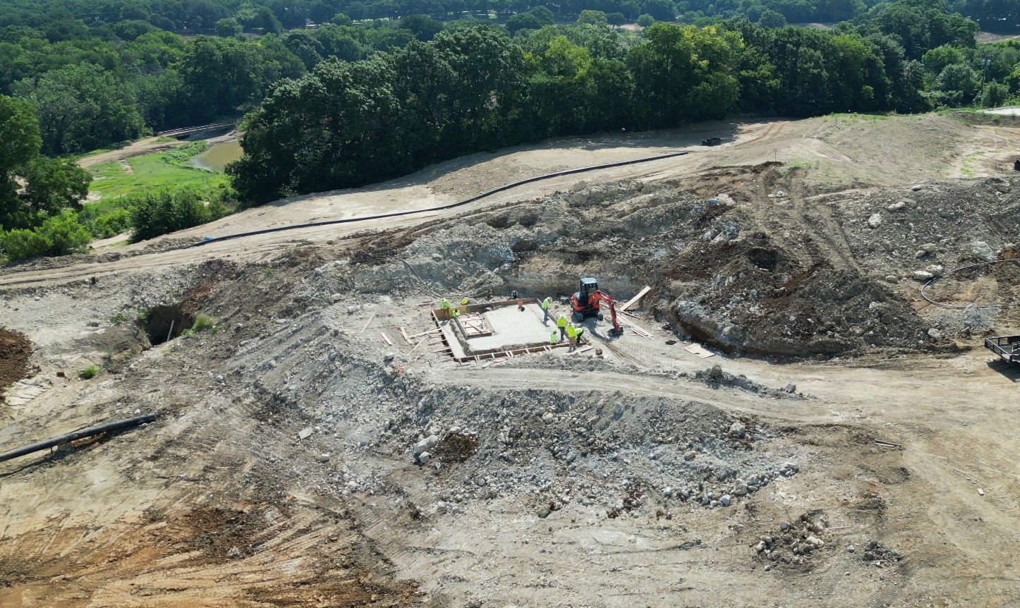 New Pump Station Pad is Installed | July 2, 2024